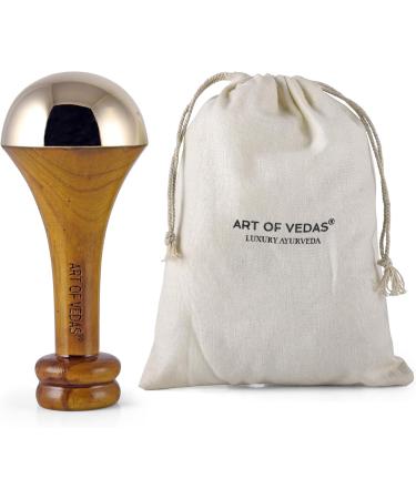 Art of Vedas Kansa Wand Body - Ayurvedic Handcrafted Wellness Tool for Radiant Skin - Buy Online on GoSupps.com