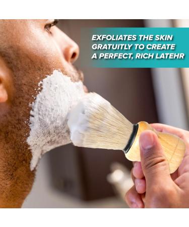 Badger Friendly Hair Shaving Brush - Professional Salon Tool for Men's Wet Shaving - Buy Online on GoSupps.com