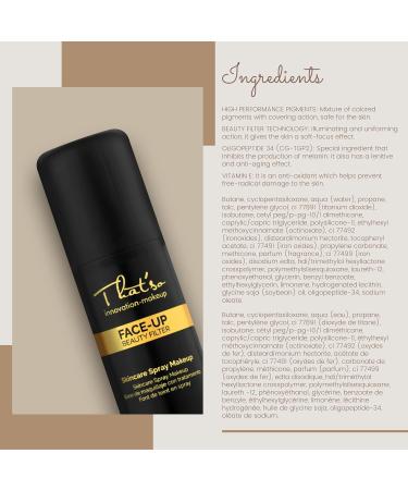 THAT SO Face Up Makeup Foundation Spray - Light Nude 75 ml - Buy Online on GoSupps.com