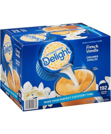 International Delight French Vanilla, 192 Count Single-Serve Coffee Creamers, Special Value 1 Pack