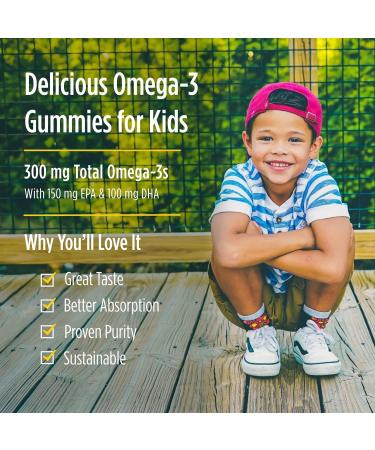  Tudor Nordic Naturals Omega-3 Gums Omega-3 Gums with Essential Nutrients DHA and EPA to Support Brain Immune Function and Optimal - Buy Online on GoSupps.com