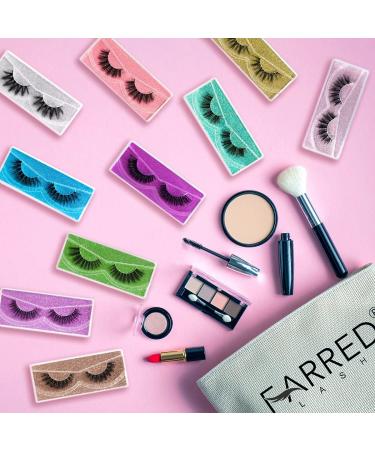 FARRED Wholesale Fluffy Dramatic Bulk Lashes Mix 10 Styles 30 pairs Pack - Volume Faux Mink Eyelash Thick 8D Fake Lash Short Natural Look Eyelashes - Buy Online on GoSupps.com