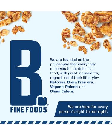 Buy B. Fine Foods Grain-Free UnGranola Bourbon Vanilla - 8 Pack Crunchy Snack, Gluten-Free, Keto, Paleo, Non-GMO - Buy Online on GoSupps.com