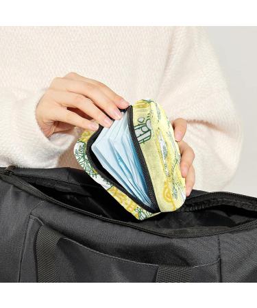 Women s Portable Period Kit | Bonds Stilling Pockets Still Pad | Lama Show Alpaka Cactus Yellow | Feminine Product Bag - Buy Online on GoSupps.com