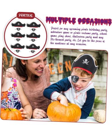 Beavorty 24 Sets Pirate Hair Blindfold Halloween Pirate Hats Pirate Performance Props Pirate Accessories Pirate Party Costume Prop Prom Suits Pirate Costume Cosplay Accessories Cloth - Buy Online on GoSupps.com