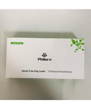 Philorn Hands Free Dog Lead with Phone Pouch - Running/Jogging Leash, Shock Absorbing Bungee, Reflective Stitching, Blue - Buy Online on GoSupps.com