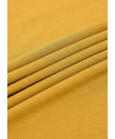 AUHEGN Women's Long Sleeve Lightweight Turtleneck Top X-Large Mustard - Buy Online on GoSupps.com