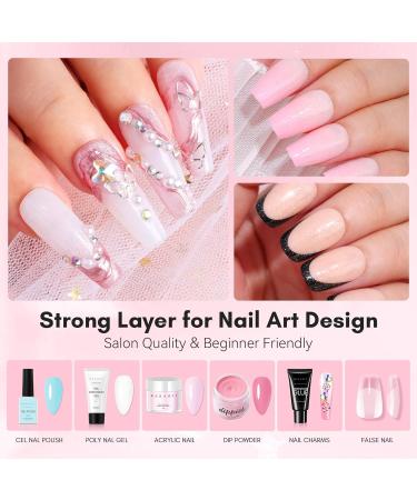 Makartt Extra Strong Base Coat Nail Polish 15ml - Long-Lasting Gel Foundation for Press-On Nails & Nail Charms - Soak Off UV/LED Gel - Perfect DIY Gift for Women - Buy Online on GoSupps.com