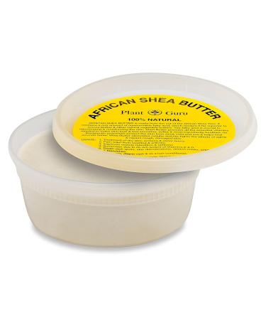 Raw African Shea Butter & Black Soap Combo Set - 100% Pure Unrefined Grade A - Natural Skin & Hair Care from Ghana - Aids Eczema Psoriasis Stretch Marks - 8 oz - Buy Online on GoSupps.com