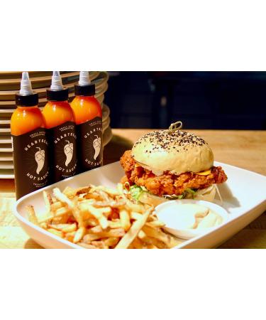 Heartbeat Hot Sauce - Red Habanero 177ml (3 Bottles) Habanero 177 ml (Pack of 3) - Buy Online on GoSupps.com