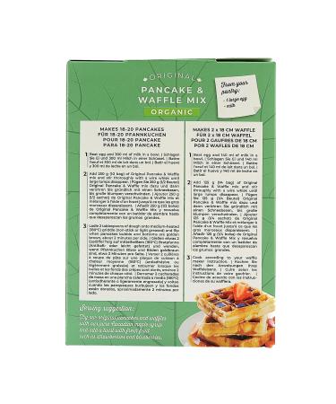 MapleFarm Organic Pancake & Waffle Mix - 500g | Original Organic Mix for Fluffy Pancakes & Waffles - Buy Online on GoSupps.com