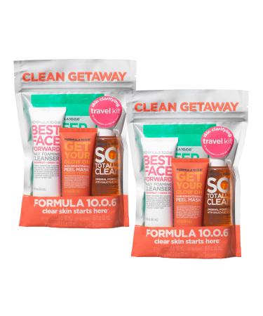 FORMULA 10.0.6 Clean Getaway Skin Clarifying Travel Kit 2-pack