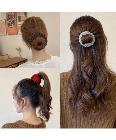 Shivansha Enterprise 1 Pc's Magic Hair Clip Lazy Bird's Nest Plate Hairpin Hair Bun Maker Ponytail Holder Clips for Woman Girls Hair Accessories - Buy Online on GoSupps.com