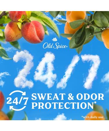 Old Spice Aluminum Free Deodorant for Men 24/7 Lasting Freshness & Long Lasting Scent 24/7 Sweat & Odor Protection Sunrise with Peach + Mandarin Peel Scent 3 oz - Buy Online on GoSupps.com