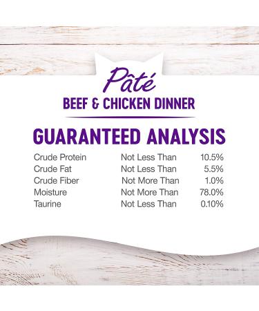 Wellness Complete Health Grain-Free Canned Cat Food - Beef & Chicken Dinner Pate, 5.5 oz (Pack of 24) for Adult Cats - Buy Online on GoSupps.com