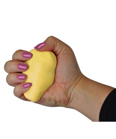 Blue Jay An Elite Healthcare Brand Squeeze 4 Strength Hand Therapy Putty - Therapeutic Hand Putty for Fingers - Grip Strength Exercises Putty made of Firm - Medical Putty - Soft, Yellow, 0.16 Pound - Buy Online on GoSupps.com