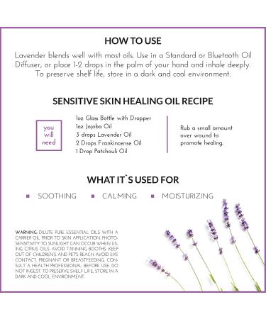100% Pure Artnaturals Lavender Oil - 0.5 fl oz (15 ml) | Therapeutic & Aromatherapy - Buy Online on GoSupps.com