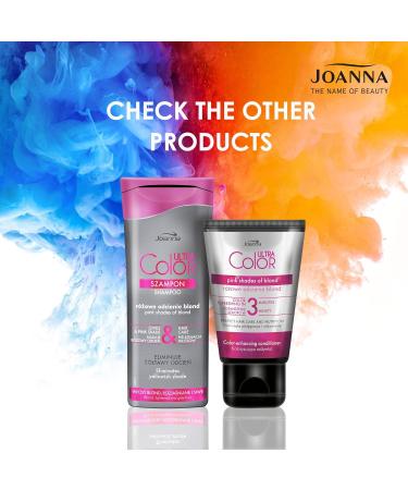 Joanna Pink Color Protection Conditioner for Natural & Colored Hair - 100 ml | Ideal for Pink & Blonde Shades - Buy Online on GoSupps.com