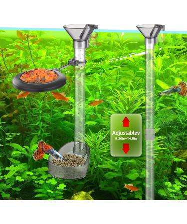 UPETTOOLS Shrimp Feeding Dish Set: Aquarium Fish Feeder Tube Kit with Ring & Brush - Buy Online on GoSupps.com
