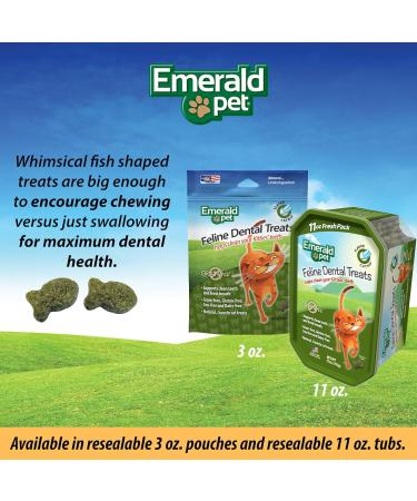 Emerald Pet Grain Free Catnip - Natural Dental Treats for Cats | 85g Catnip - International Shipping Available - Buy Online on GoSupps.com