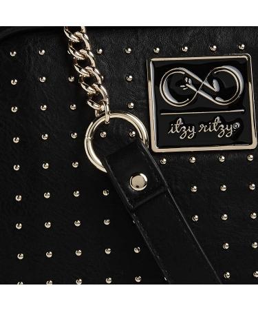 Chelsea + Cole Itzy Ritzy Crossbody Diaper Bag - Black Sweetheart Print | 6 Pockets, Changing Pad & Tassel - Buy Online on GoSupps.com