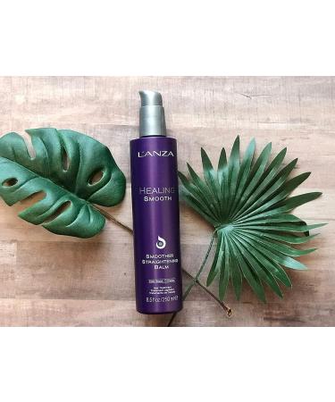 L'ANZA Healing Smooth Smoother Hair Straightener Balm - Anti-frizz Technology for Smooth, Moisturized, and Shiny Hair - 8.5 Fl Oz - Buy Online on GoSupps.com