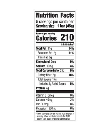 Larabar Chocolate Hazelnut Swirl Fruit and Nut Bar - Gluten Free, Vegan - 5 ct - Buy Online on GoSupps.com