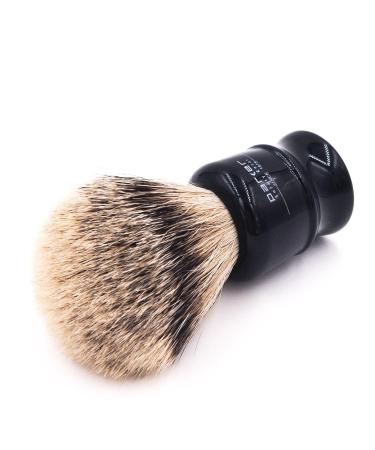 Parker Safety Razor Silvertip Travel Shaving Brush with Case - Black | Premium Quality Shaving Accessories for Men | International Shipping Available - Buy Online on GoSupps.com