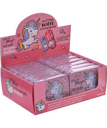 Unicorn Children's Plaster Set - 3 Pieces in Metal Box | Beautiful Design & Perfect for Backpacks | Licensed Product - Buy Online on GoSupps.com