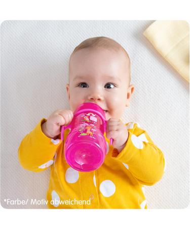 MAM Trainer+ 220ml Drinking Bottle | Transition to Cup | Drip-Free Teat | Drinking Spout | Handle | 4+ Months | Tortoise Purple Turtle - Buy Online on GoSupps.com