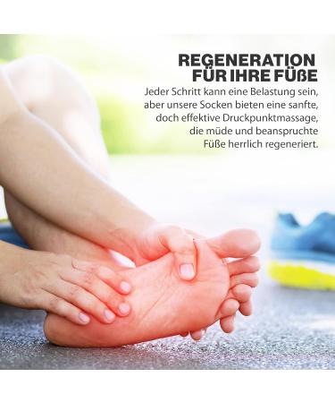EWShop Reflex Zone Socks - 2 Pairs for Home Foot Reflexology Massage | Relax & Revitalize Your Feet - Buy Online on GoSupps.com