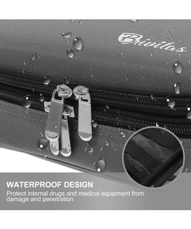 Healifty Insulin Cooler Storage Bag - Practical Medicine Organizer for Diabetic Travel - Grey Travel Tote Bag - Buy Online on GoSupps.com