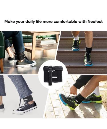 NEOFECT Foot Lift AFO Brace for Drop Foot | Adjustable Ankle Brace for Stroke Recovery | Achilles Tendonitis Relief - Buy Online on GoSupps.com
