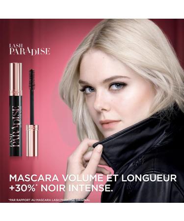 L Or al Paris - Intense Black Volume and Prodigious Length Mascara - Ultra-Soft Brush - For All Types of Lashes - Lash Paradise Forever Black - Shade: Intense Black - 6.4 ml - Buy Online on GoSupps.com