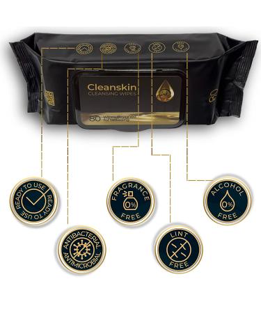 CleanSkin 80-Count Cleansing Tattoo Wipes - All-in-One Green Soap Solution | Alcohol-Free & Fragrance-Free | Ideal for Tattooing, PMU, and Piercings - Buy Online on GoSupps.com