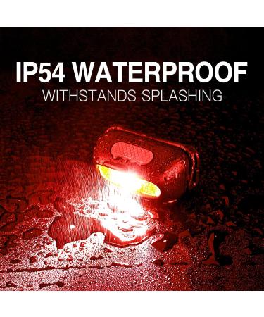 500 Lumen Rechargeable Headlamp | 5 Modes & Red Light | Water-Resistant Adjustable Strap | Ideal for Running, Camping, Cycling | 1 Pack Red Headlight - Buy Online on GoSupps.com