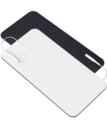 AUVON Extra Large Tens Unit Replacement Pads 4'' x 8 (2 Pcs) Premium Reusable Electrodes Latex-Free Tens Patches with Self-Stick Performance for Waist and Lower Back Pain Relief (Non-Irritating) - Buy Online on GoSupps.com