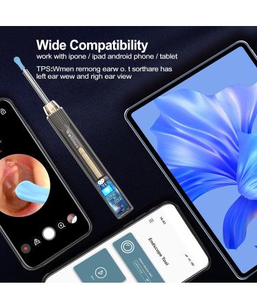 Wohlmen Ear Wax Removal Kit with 1920HD Camera- Wireless, iPhone & Android Compatible for Adults & Kids - Buy Online on GoSupps.com