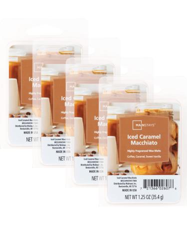 Mainstays Scented Wax Cubes 35.4 ml Pack of 4 (Iced Cramel Macchiato)