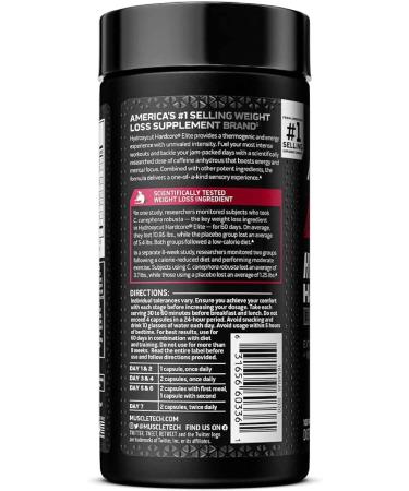 Hydroxycut Hardcore Elite - 100 Rapid-Release Thermo Caps - Energy & Focus - for Men & Women - 50 Servings - Buy Online on GoSupps.com