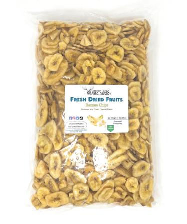 Yankee Traders Dried Chips, Banana, 3 Pound