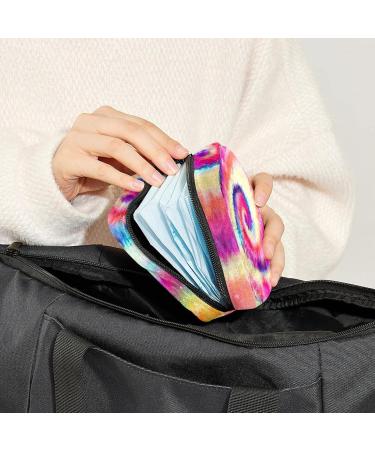 Colorful Tie-dye Menstrual Storage Bag | Period Pouch for Women & Teen Girls | Multi-colored 1pcs - Buy Online on GoSupps.com