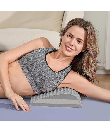 2-in-1 Back Extensor & Neck Stretcher - Multi-Level Spine Board for Neck & Back Pain Relief | Gray - Buy Online on GoSupps.com