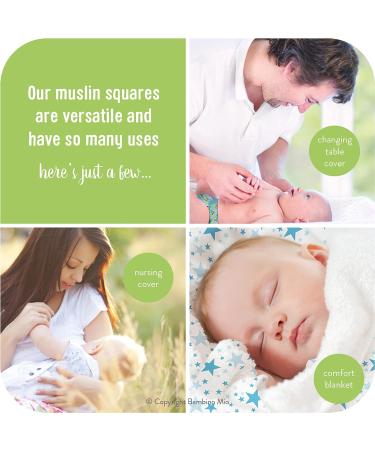 Bambino Mio Muslin Squares - Super Soft Bamboo Blankets in Dreamland - Buy Online on GoSupps.com