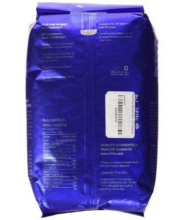 Tilda Legendary Rice Pure Original Basmati - 4lb Pack - Buy Online on GoSupps.com