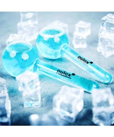 Pulox Cryo Globes | Glass Balls for Facial Massage - Cooling & Warming Skin-Tightening Set of 2 - Buy Online on GoSupps.com