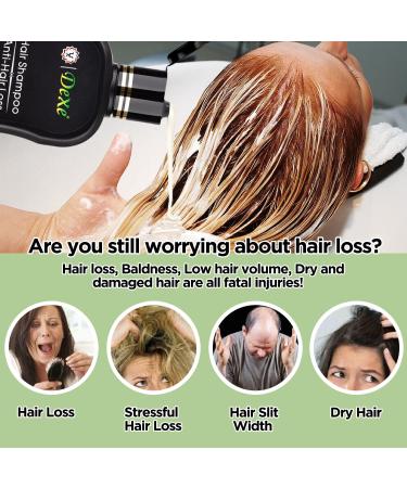 DEXE 200ml Anti-Hair Loss Shampoo - Promotes Hair Growth, Prevents Hair Loss - Herbal Serum with Natural Ingredients - Unisex Treatment - Buy Online on GoSupps.com
