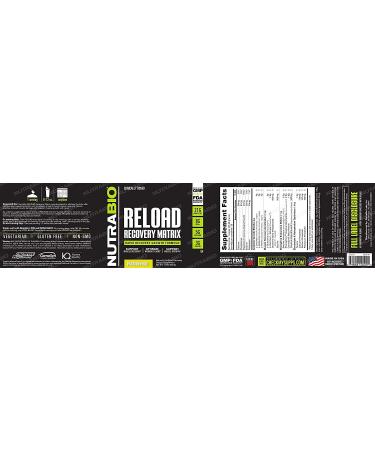 NutraBio Labs Reload Recovery Matrix - Passion Fruit, 1.83 lb | Advanced Post-Workout Formula - Buy Online on GoSupps.com