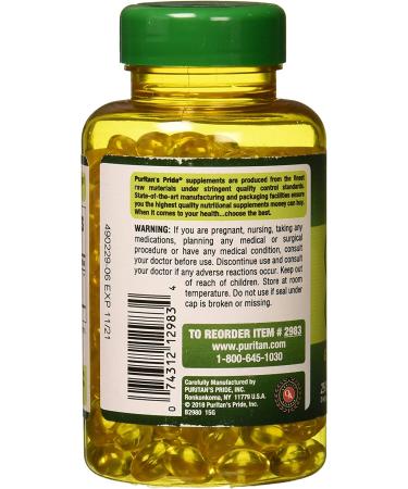 Puritans Pride Garlic Oil 5000mg 250 Count - Immune Support Supplement - Buy Online on GoSupps.com