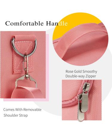 Shop Pink Big Makeup Bag - Portable Cosmetic Case for Women | Ideal Beauty Storage Solution - Buy Online on GoSupps.com